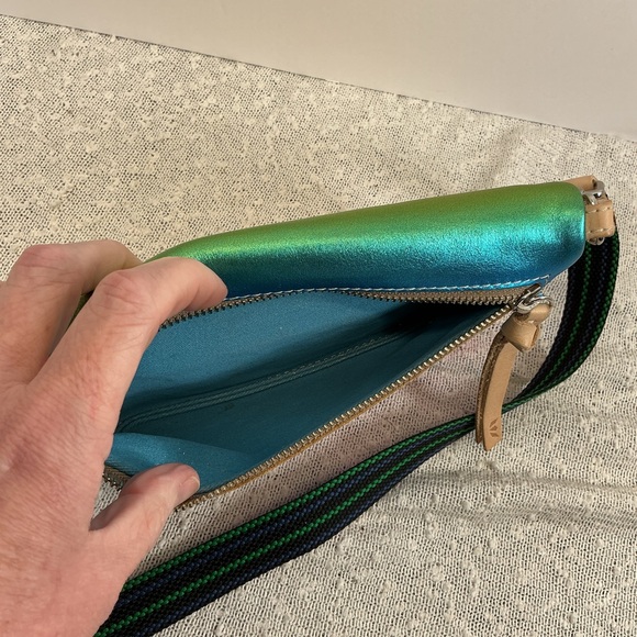 CONSUELA  Anita Uptown Crossbody Purse Luggage Tag & Friendship Bracelet Rainbow - Picture 7 of 12